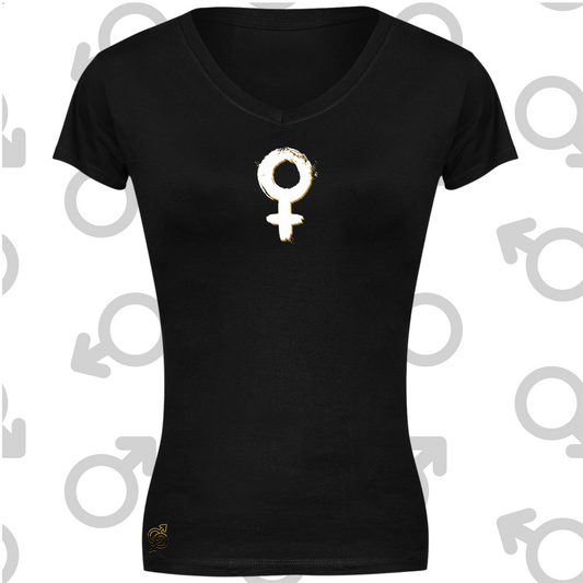 Ladies V-Neck T