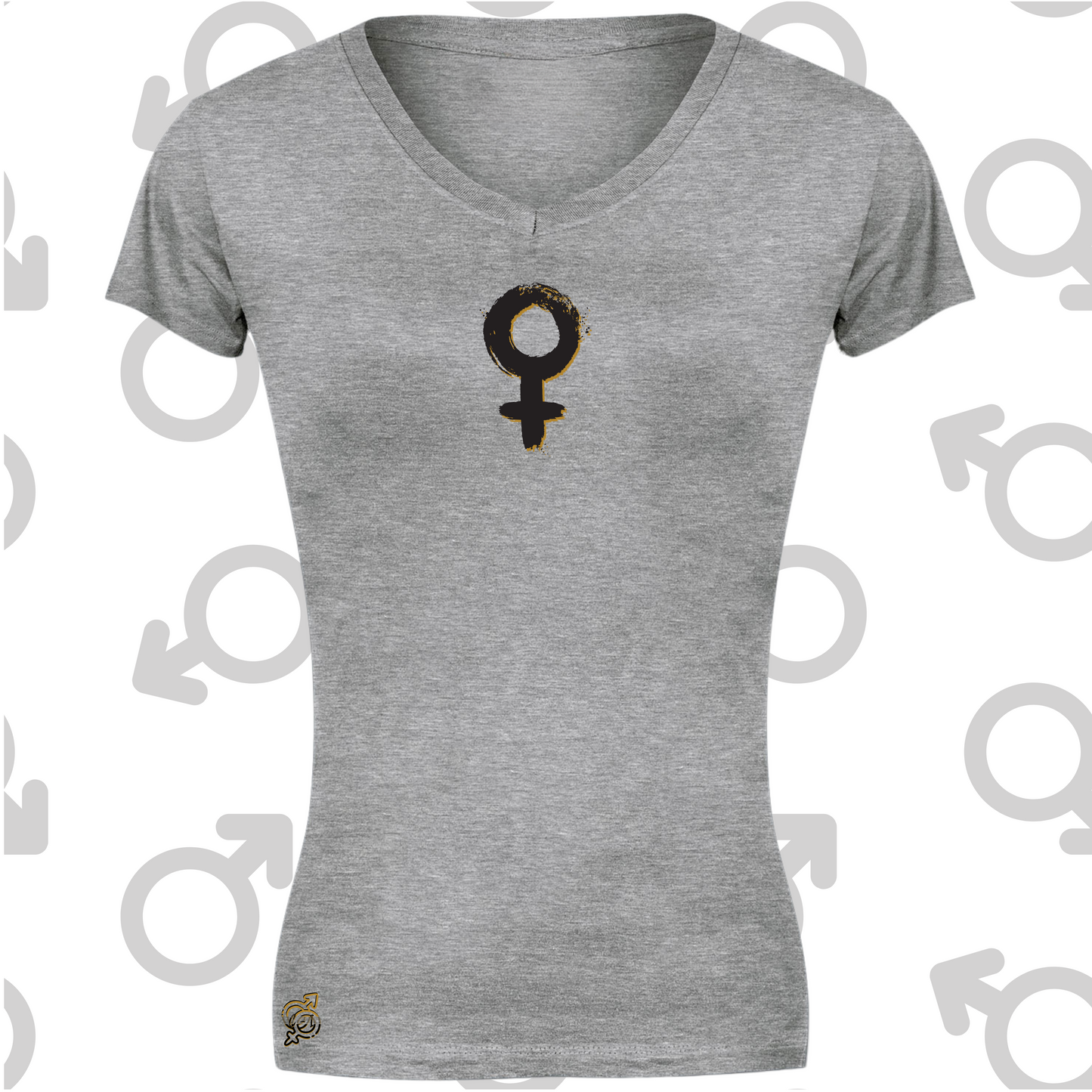 Ladies V-Neck T